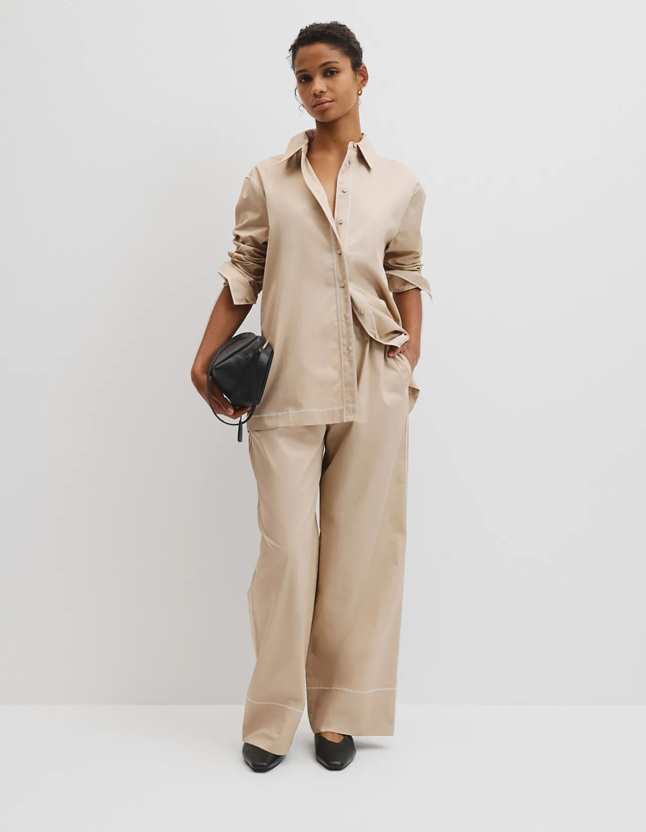 Contrast Stitch Shirt