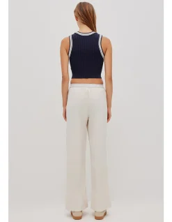 Contrast Rib Knit Tank 135