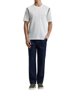 CONTRAST TRIM T-SHIRT