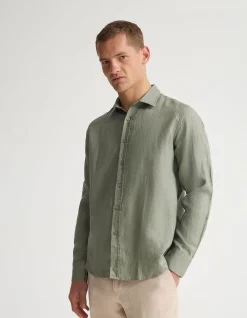 COPPER EUROPEAN LINEN SHIRT