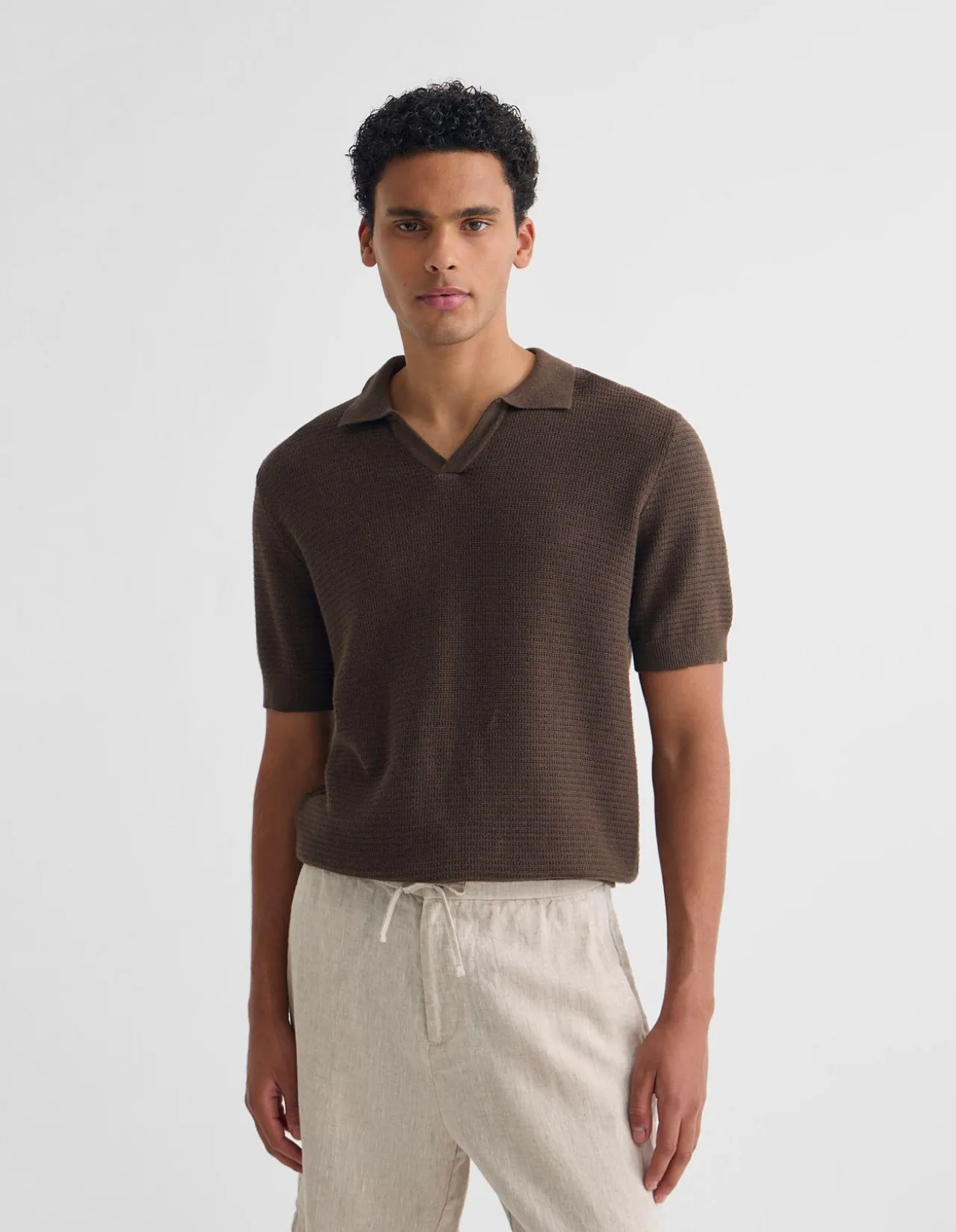 CORBIN KNITTED POLO