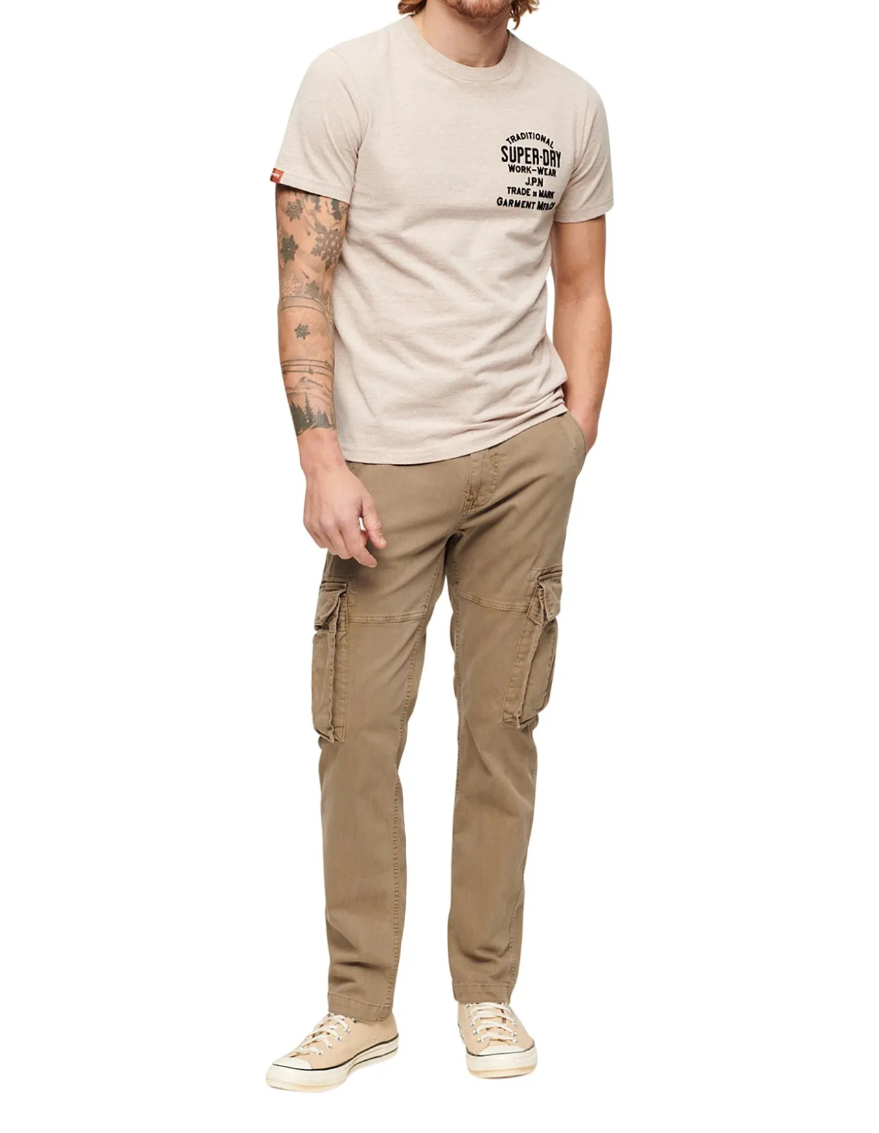 Core Cargo Pant Washed Black