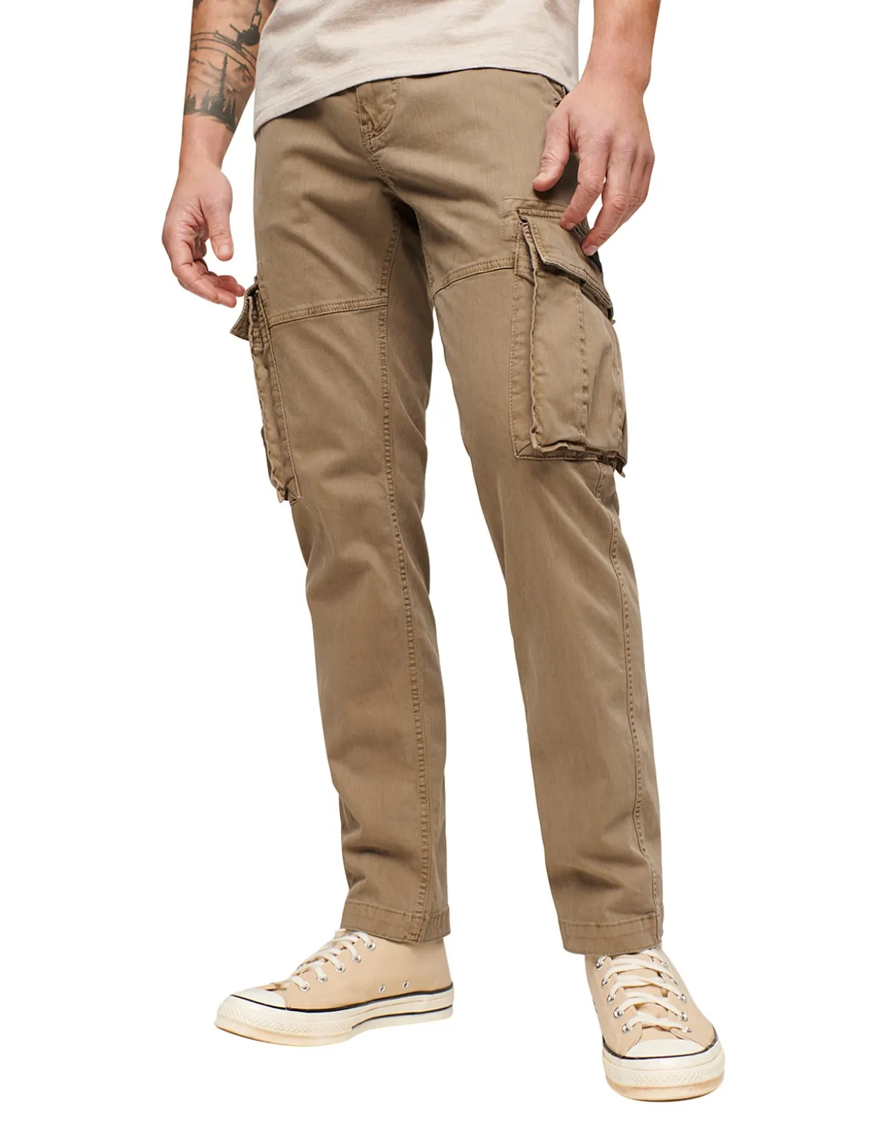 Core Cargo Pant Washed Black