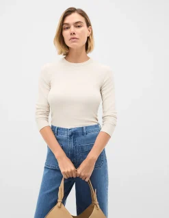 CORE RIB CREW NECK TOP