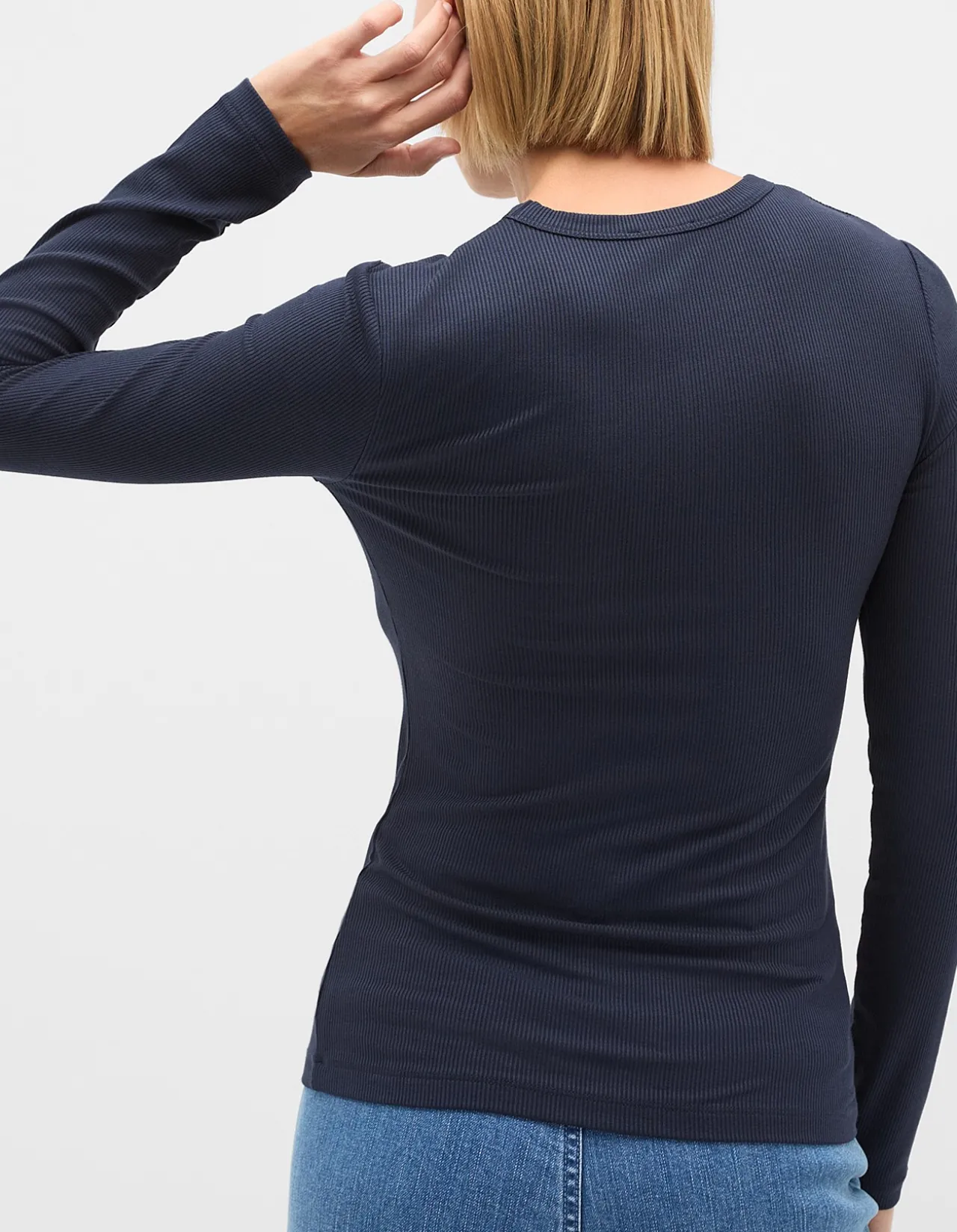CORE RIB CREW NECK TOP