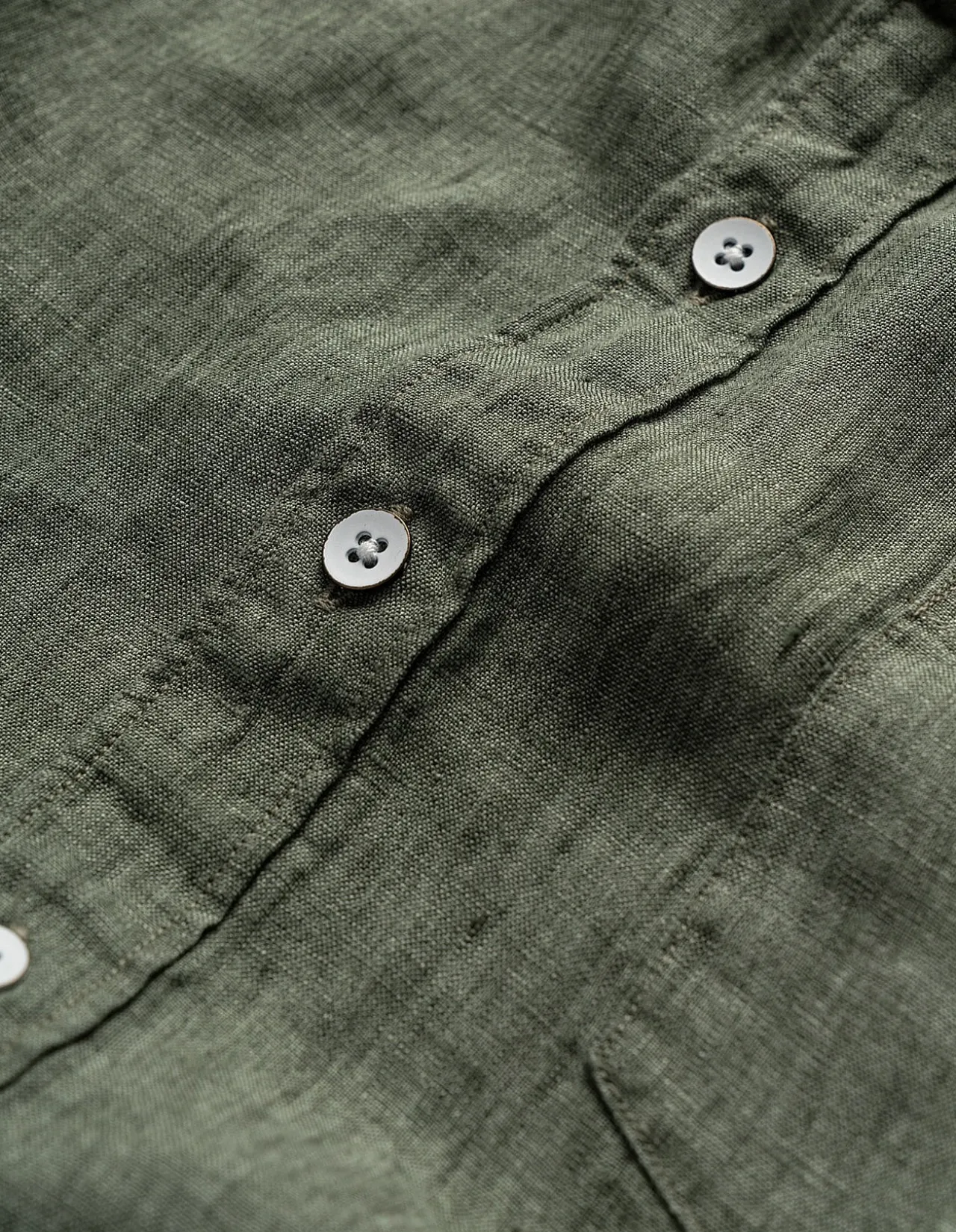 Coromandel Long Sleeve Sports Fit Shirt - Kelp