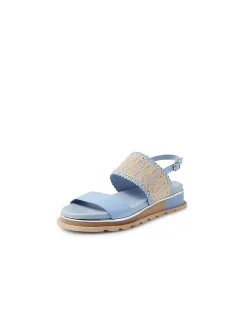 Corsett Woven Strap Platform Sandals