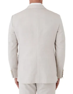 COTTON LINEN WITH PATCH POCKETS JACKET