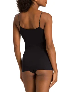 Cotton Seamless Spaghetti Top Padded