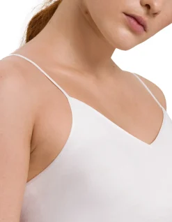 Cotton Seamless Spaghetti Top Padded