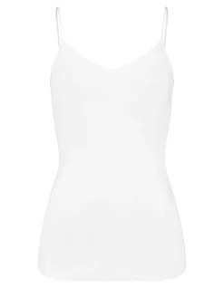 Cotton Seamless Spaghetti Top Padded