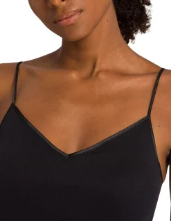 Cotton Seamless Spaghetti Top Padded