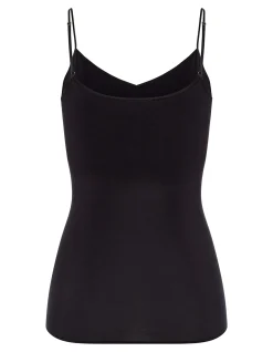 Cotton Seamless Spaghetti Top Padded