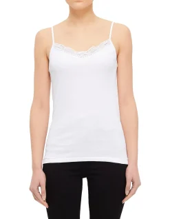 Cotton Cami W/Lace