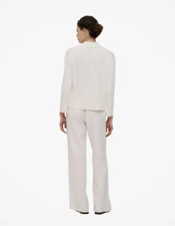 Cotton Cashmere Fine Cable Polo