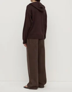 Cotton Cashmere Hoodie Ganache