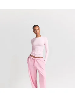 COTTON JERSEY LONG SLEEVE T-SHIRT
