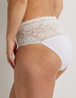 COTTON & LACE FULL BRIEF BRIEF