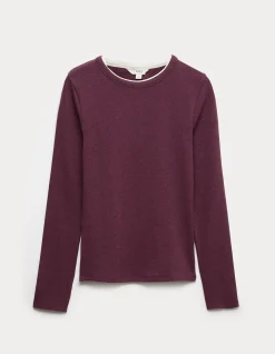 Cotton Rich Double Layer Top