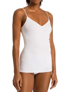 Cotton Seamless Spaghetti Top