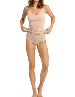 Cotton Seamless Spaghetti Top