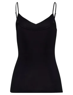 Cotton Seamless Spaghetti Top