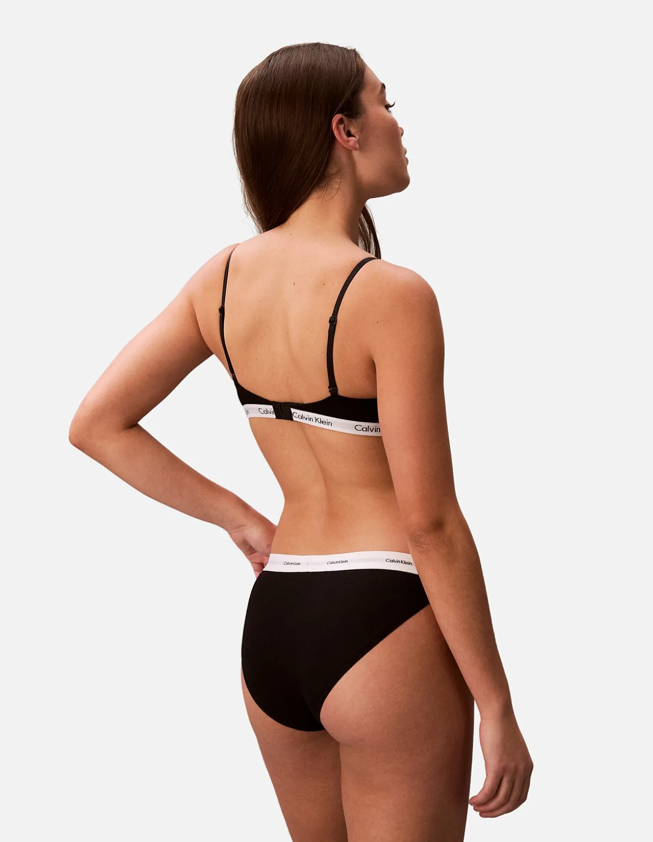 COTTON STRETCH RIB STRING BIKINI 3PK