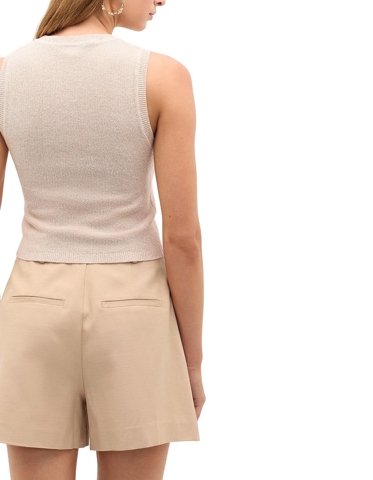 COTTON TWIST KNIT TOP