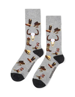 COWBOY BOOTS & SPURS BAMBOO SOCK