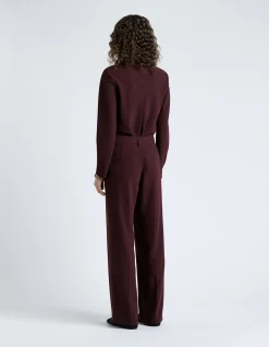 CREPE LONG SLEEVE TOP