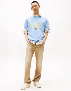 Crest Logo Relaxed T-Shirt Blue