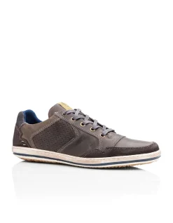 Crest Mens Leather Casual Lace Up Shoe