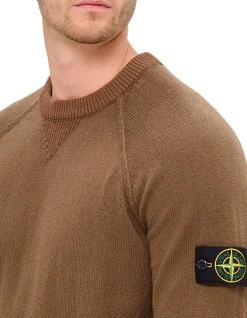 CREW NECK RAW HAND COTTON KNIT