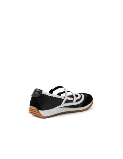 Crimpy Double Strap Scalloped Mary Jane Flats