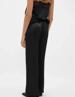 CRINKLED SATIN PANT