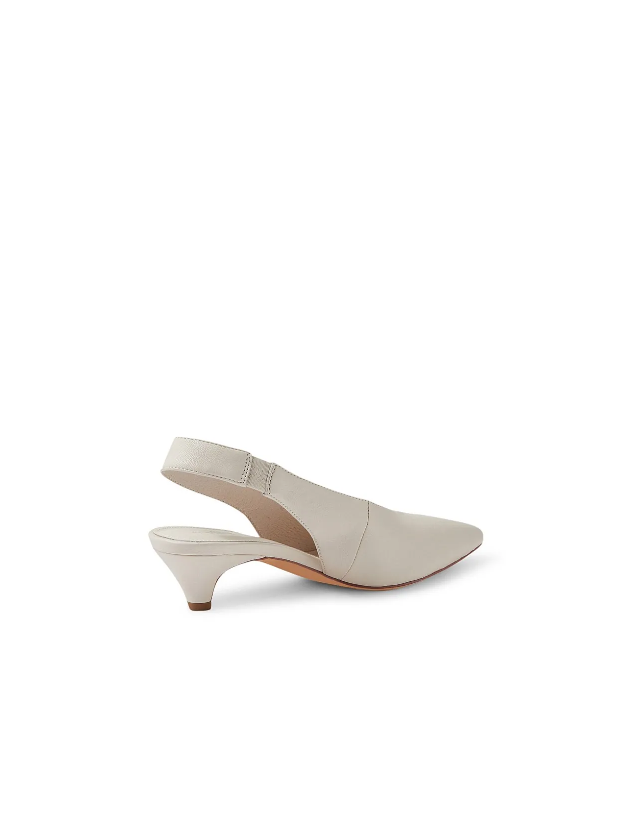Crissi Pointed Low Heel Slingback Pumps