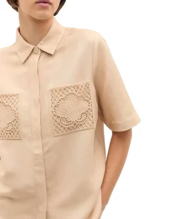CROCHET POCKET SHIRT