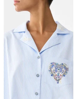 CROPPED CAMP COLLAR BLOUSE