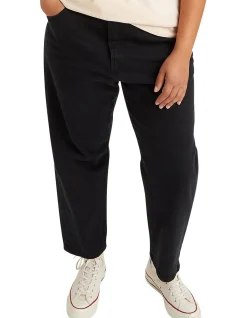 501 Cropped High Rise Straight Leg Jeans