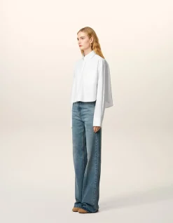 CROPPED Long Sleeve BU SHIRT