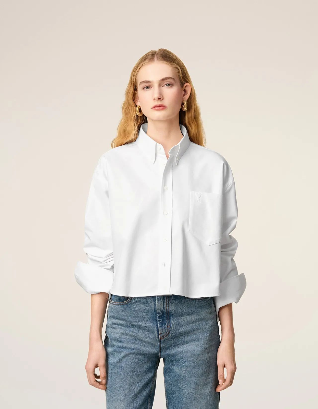 CROPPED Long Sleeve BU SHIRT