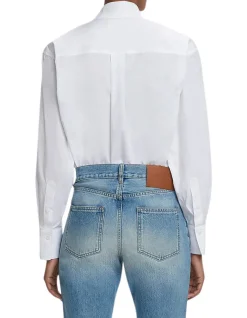Cropped Long Sleeve Shirt
