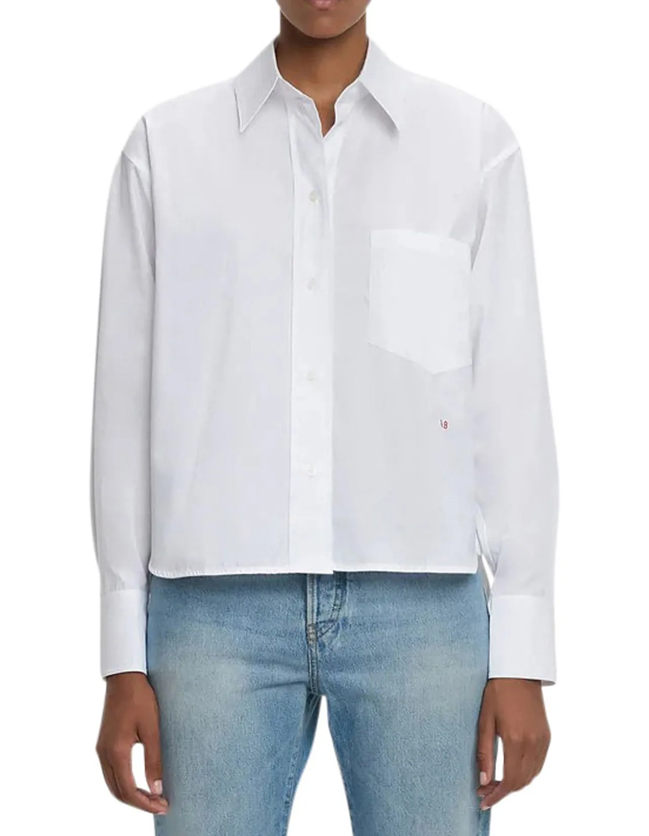 Cropped Long Sleeve Shirt
