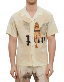 Crystal Pin Up Bowling Shirt