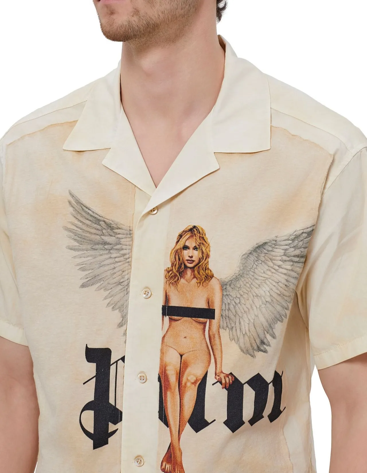 Crystal Pin Up Bowling Shirt