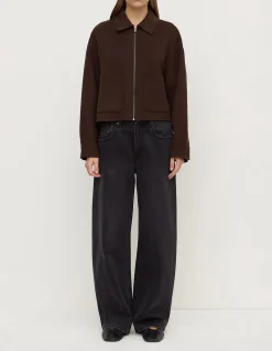 Dallas Wool Jacket Dark Choc