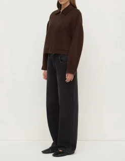 Dallas Wool Jacket Dark Choc