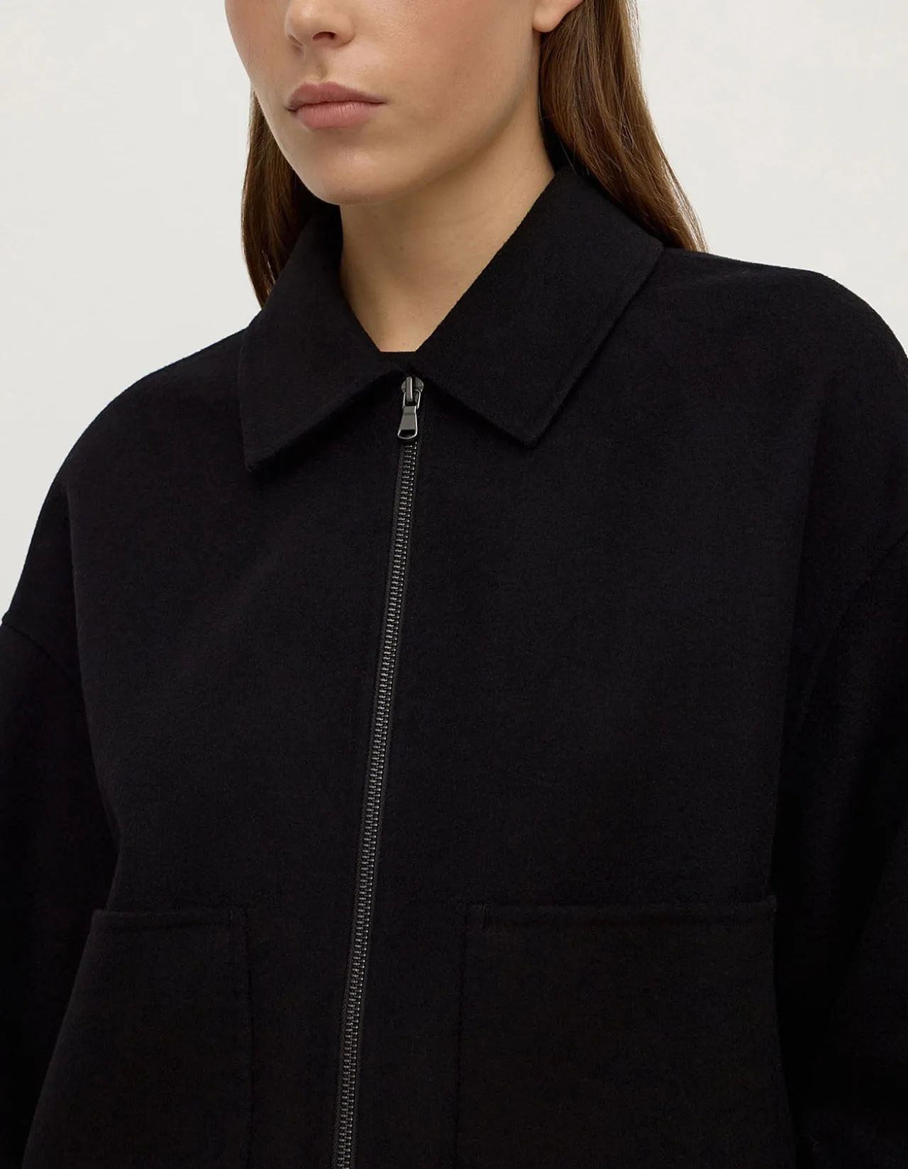 Dallas Wool Jacket Black