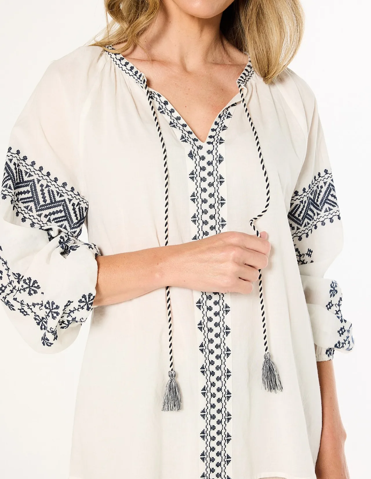 Danny Embroidered Top
