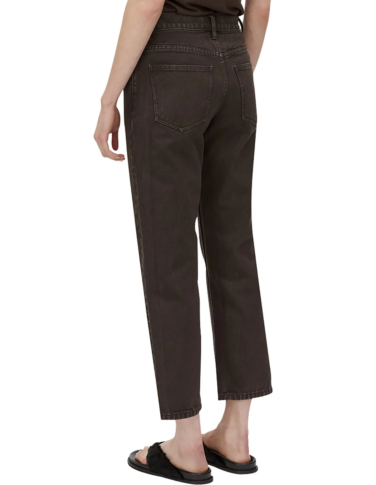 Daria Cropped Straight Leg Denim Jean